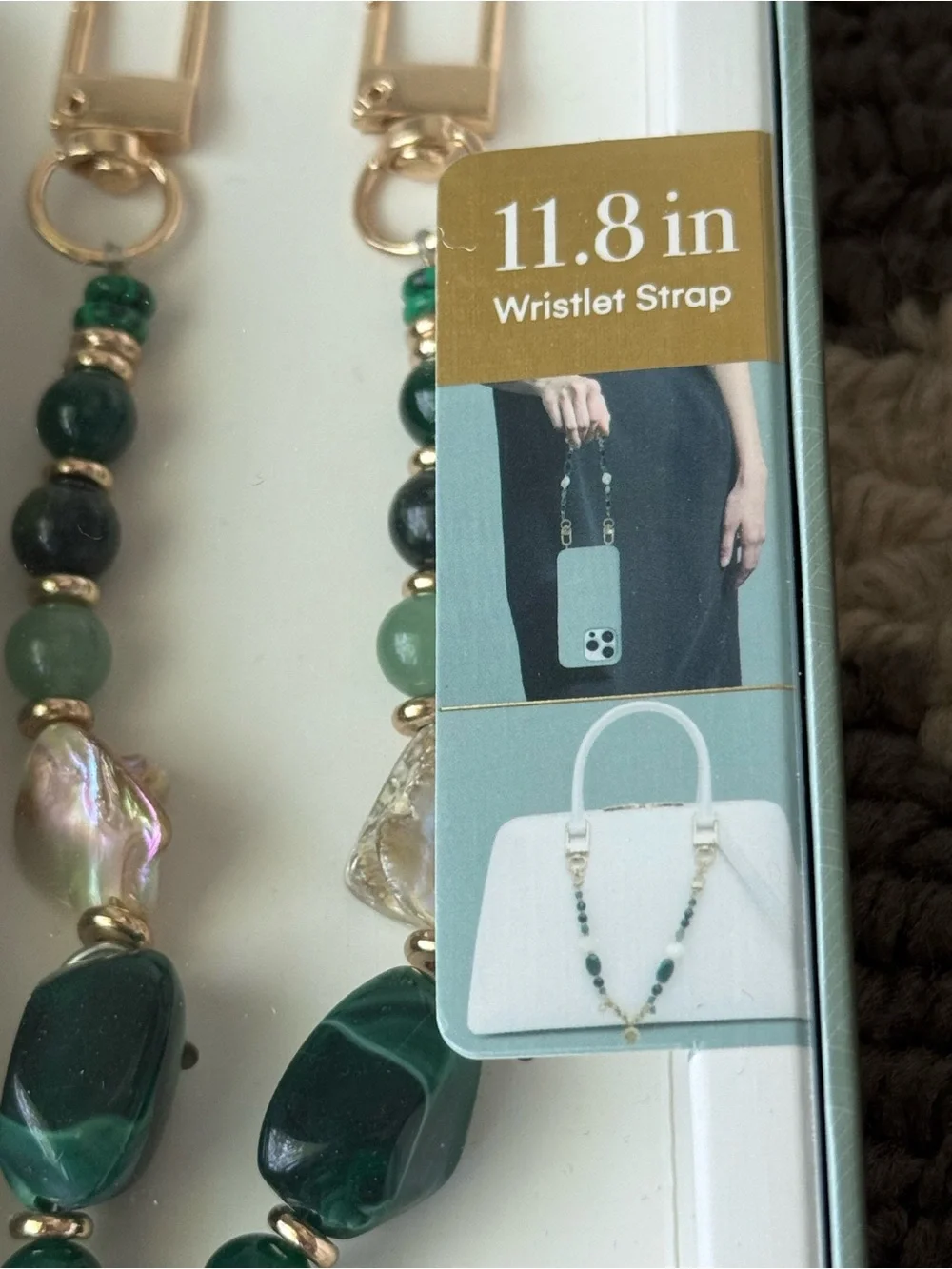 New House of Harlow 1960 Green Wristlet Phone Case Bundle for iPhone 16 Pro Max